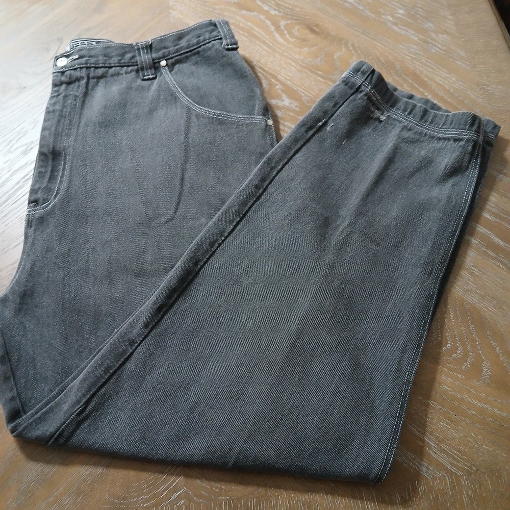 Y2K Regal Wear High Performance Men Jeans Sz 44x34 Hip Hop Baggy Grunge Black